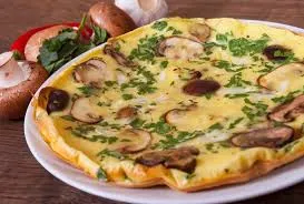 Mantarlı Kaşarlı Omlet
